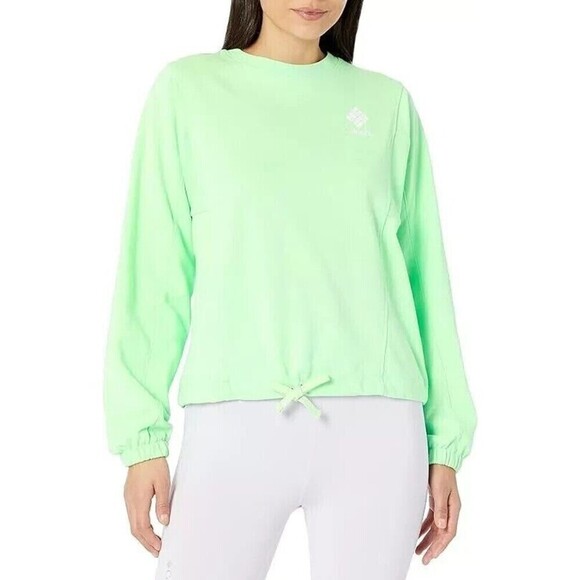 Columbia Sweaters - Columbia Women's Trek Seasonal Pullover Sweatshirt Bright Green Size XL